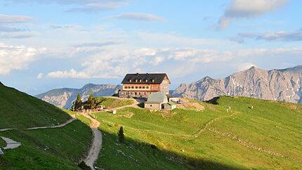 Od 2017 Rotwandhaus, Schlierseer Berge Berghütte